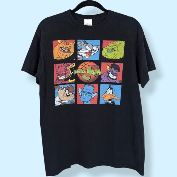 (2/$20) Space Jam Colourful Graphic Tee - Picture 1 of 5
